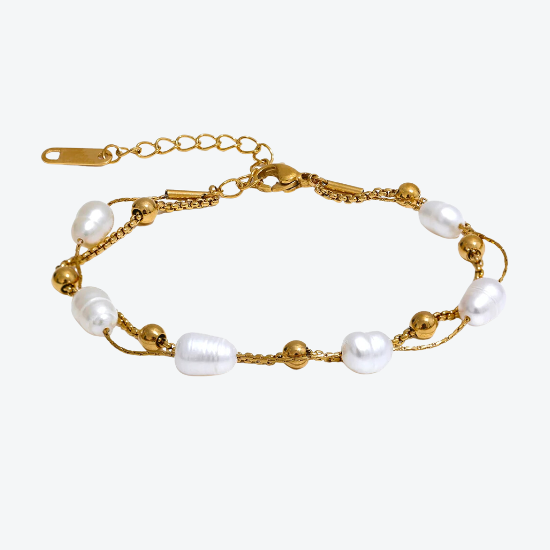 Double Pearl Armband