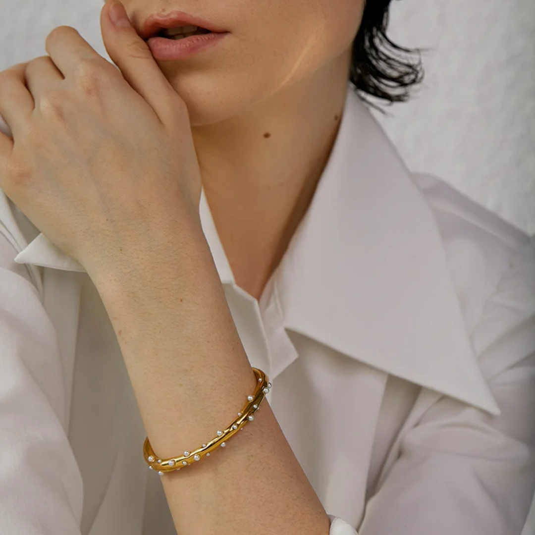 Lilian Pearl Armband