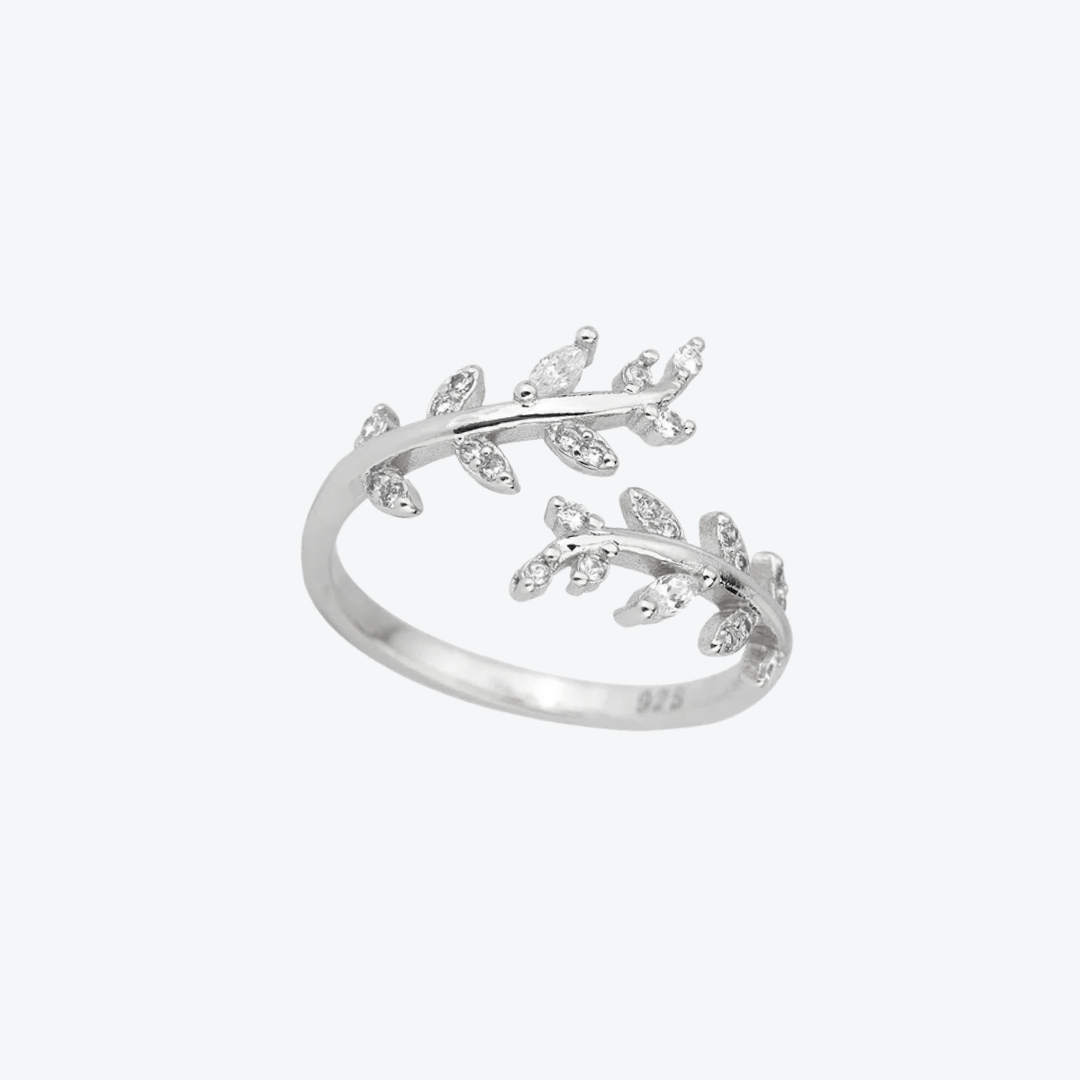 Glossy Leaves Ring